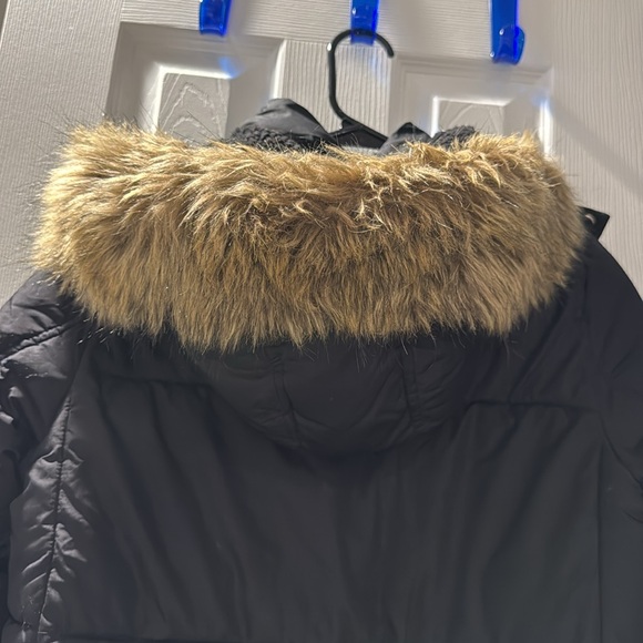 Frost-Free Hooded Plus-Size Long Puffer Jacket - Picture 3 of 7